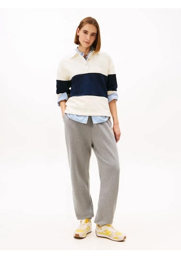 Tommy Hilfiger Gold Btn Rugby Terry Swtsrt Kadın Bej Sweatshirt - Ww0ww49519 Bej Tommy Hilfiger Gold Btn Rugby Terry Swtsrt Kadın Bej Sweatshirt - Ww0ww49519 Bej