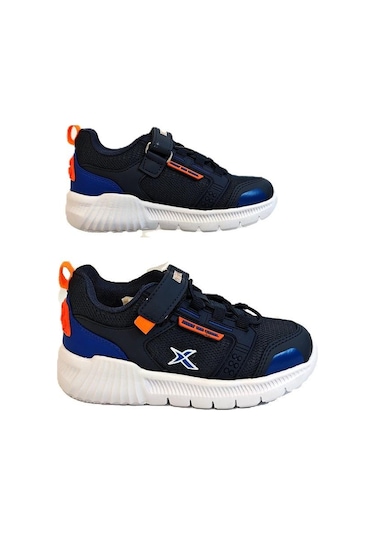 Kinetix Vagor Fx Lacivert Cırtlı Hafif Erkek Çocuk Spor Ayakkabı Lacivert