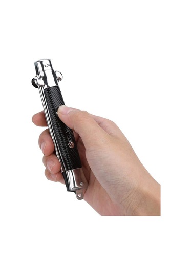 Suofeng Otomatik Açılır Kapanır Saç Ve Sakal Taranı - Şık Metal Plastik Kombin