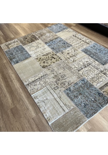 Hoom Rugs Kırkyama 101 Beige Mint El Dokuma Kilim