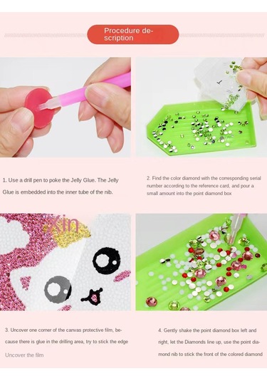 Dıy Kendin Yap Hello Kitty Kuromi Elmas Boyama Seti 15x15 - 2