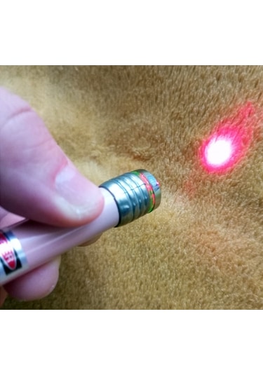 Mini Askılı Lazer El Feneri Flaşörlü Fener Lazer Normal Fener