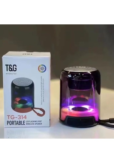 T&g Tg314 Usb/sd/fm/bluetooth Destekli Taşınabilir Rgb Işıklı Wireless Hoparlör