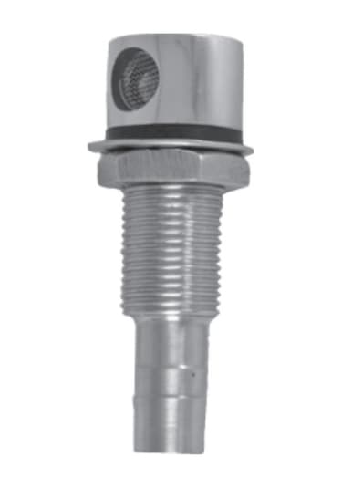 Hava Firarı Düz 1/2'' Krom