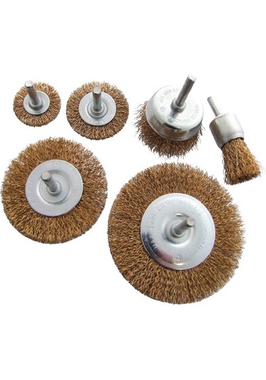 6 Parça Pimli Tel Fırça Seti