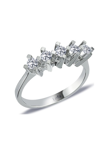 Lova F Renk 0,45 Karat Pırlanta Beştaş Yüzük - 1070181