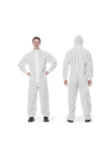 3M 4545 Beyaz Koruyucu Tulum L Beden