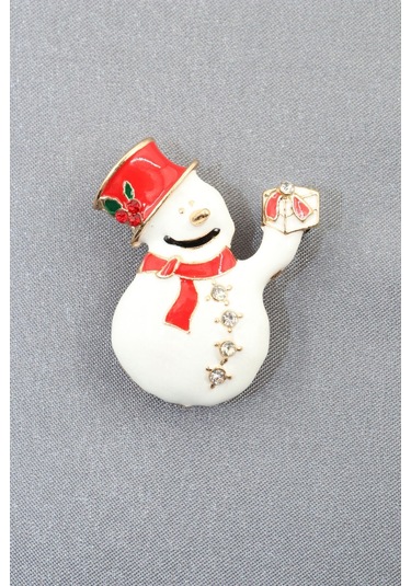 Kardan Adam Broş. Taşlı Tasarım Broş. Yaka İğnesi Kardan Adam Broş. Kadın Broş. Erkek Broş. Broş. Çok Renkli