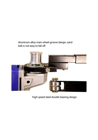 Didadodo Açılı Taşlama Mak. İçin Pratik Zımpara Kayışı Dönüştürme Aparatı - Alüminyum Alaşımlı