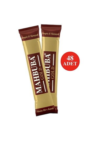 Mahbuba Çözünebilir %100 Arabica Hazır Gold Kahve Tam Kıvamında 48x2gr Çözünebilir