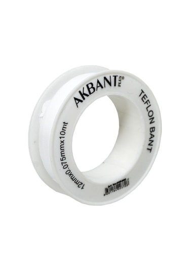 Akbant 505300 Teflon Bant 12mm X 0 075mm X 10mt