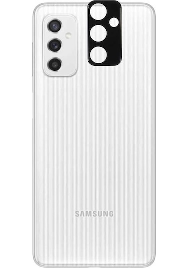 Galaxy M52 Zore 3D Kamera Camı Koruyucu Siyah