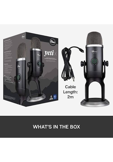 Blue Yeti X Professional Condenser Usb Microphone