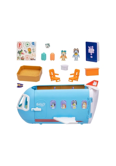 Moose Toys Bluey 3'ü 1 Arada Dönüşen Uçak Oyun Seti 17670