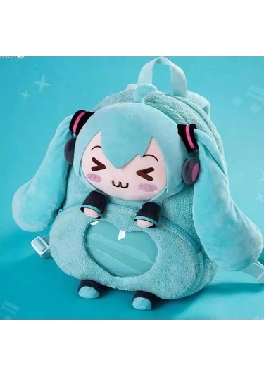 Fastbuy Hatune Miku Tatlı Sevimli Yaratıcı Anime Nakış Çok Renkli Moda Çok renkli