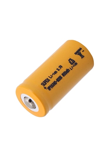 Supex 16340 3.7v 800mah Li-ion Şarjlı Pil Başlı