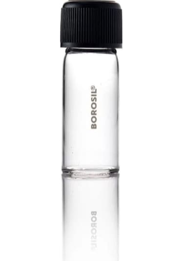 Cam Deney Tüpü Düz Tabanlı Pp Vida Kapaklı - 25X57 Dibi Düz