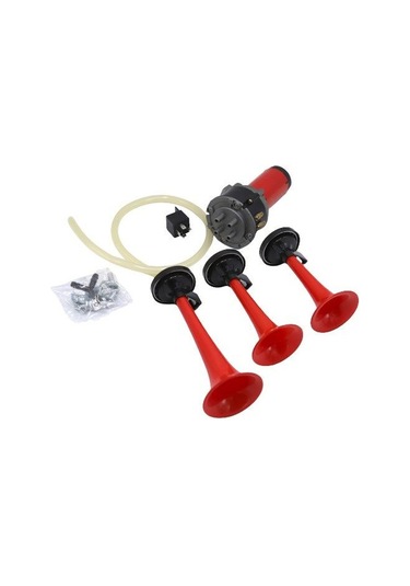 3 Borulu Kompresörlü Havalı Korna 12v