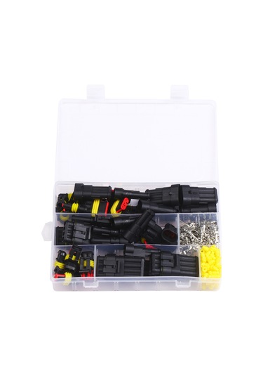 Konesam 306 Adet Araç Su Geçirmez Bağlantı Seti - 1-6 Pinli Kablolu Konnektörler, Ip68 Su Geçirmez, Motosiklet-araç Uyumlu, Pratik Kurulum