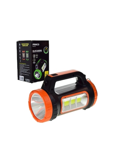 Leva Prınco Led Fener Solar Usb Sarjlı Pr-818c