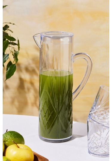 Karaca Foret Akrilik Kırılmaz 5 Parça Sürahi Seti Şeffaf