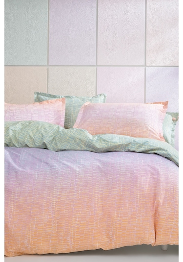 Yataş Bedding Mello Çift Kişilik Ranforce Nevresim Seti Sarı