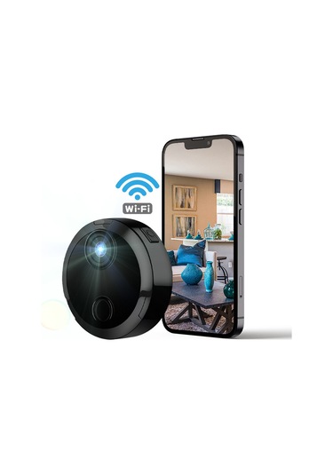 Geeroyoo Ev İçin 1080p Wifi Akıllı Mini Güvenlik Kamerası - Gece Görüşü, Hareket Algılama Ve İos/android Uygulaması Desteği Yerleşik Batarya