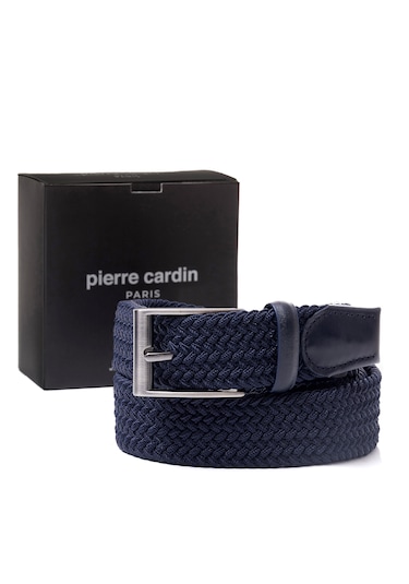 Pierre Cardin Multi Renk Örgü Erkek Kemer En 3,5 Cm Pc-1745 Lacivert