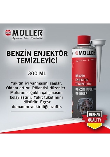 Benzin Enjektör Temizleyici Müller 300Ml German