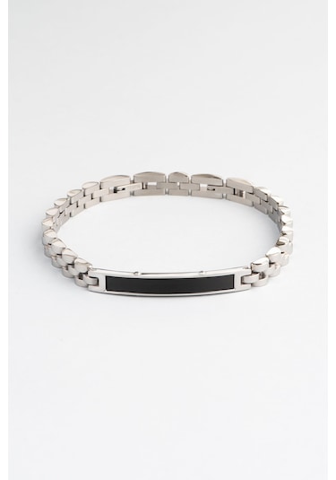 6 Mm Parlak Çelik Erkek Bileklik