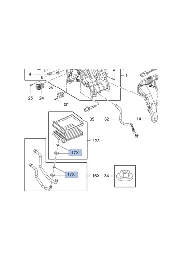Opel İnsignia A Kalorifer Radyatörü Bağlantı Kelepçe Takımı Psa Marka 93190977