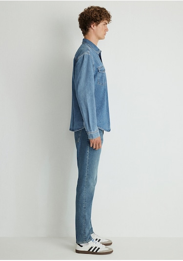 Mavi - Ted Indigo Mavisi Denim Jean Gömlek 0210909-87933 Koyu Mavi Mavi - Ted Indigo Mavisi Denim Jean Gömlek 0210909-87933 Koyu Mavi
