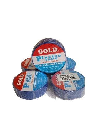 Pıcafıx Gold Elektrik Bantı 19mm 10 Yds Mavi 5 Adet