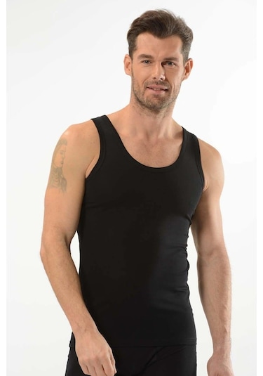 3 Adet Jiber Erkek Pamuk Likralı Atlet Jbr-147