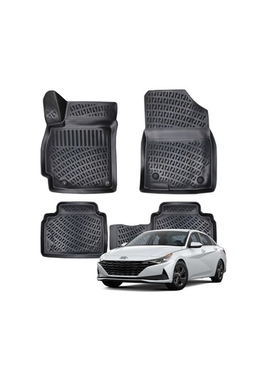 Hyundai Elantra 3D Havuzlu Paspas 2021-