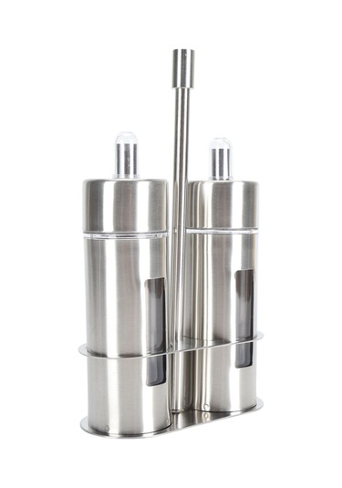 Ximistore9 304 Paslanmaz Çelik 80ml Çiftlü Yağ-sos Dispenseri Seti - Pencereli, Damlacık Önleyici, Masaüstü Zarfı Diğer