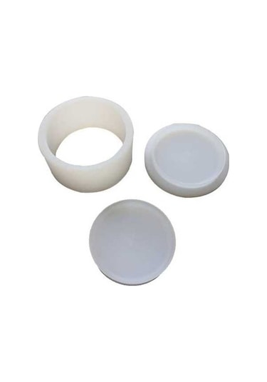 Besthome1 3d Pe Plaj Tuz Topu Kalıbı Beyaz Seti - 95g, 6.35x6.35x3.5cm, Sabun Kalıbı Dahil Beyaz