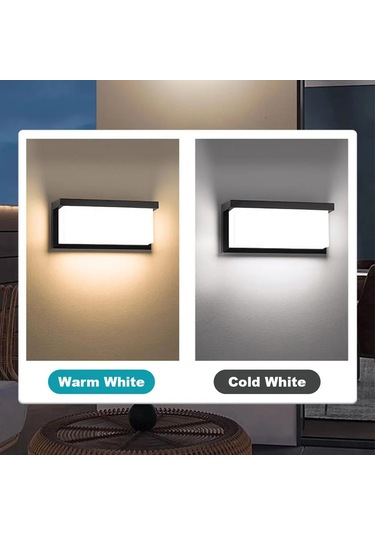 Liangmei Led Dış Duvar Işık Su Geçirmez Ip66 Hareket Sensörü Led Ahşap