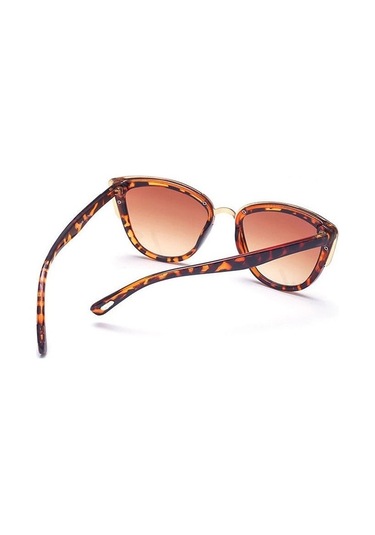 Moda Kedi Gözü Vintage Degrade Güneş Gözlüğü Uv400 Siyah Siyah