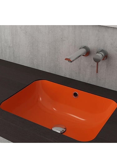 Bocchi Scala Tezgah Altı Lavabo Parlak Turuncu 1006-012-0125