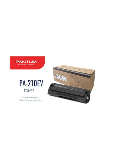 Pantum Pa-210Ev Siyah Toner Uyumlu P2500-P2500W-M6600...