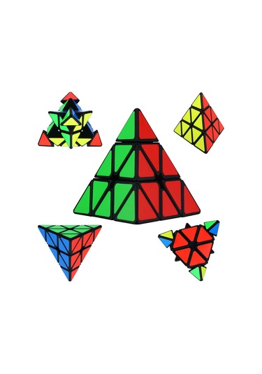 Pyraminx Qy Speed Zeka Küpü Akıl Küpü Rübik Küp