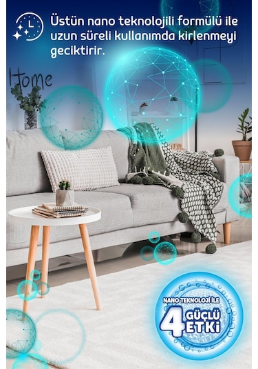 Fakir Nano Teknoloji İle Makine Halı Ve Koltuk Şampuanı 4 x 1 L