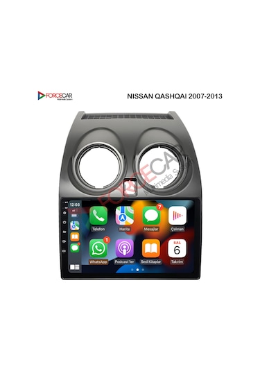 NİSSAN QASHQAİ 2007_2013 ANDROİD MULTİMEDYA 2_32 KABLOSUZ CARPLAY