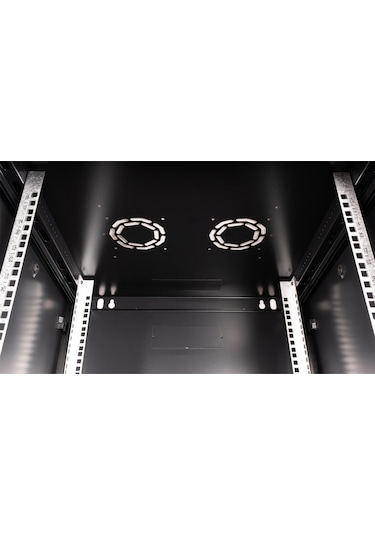 Lande - 15u 19" Duvar Tipi Rack Kabinet Genişlik: 600 Mm Derinlik: 600 Mm Siyah