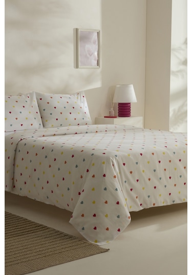 Karacahome Sarah Anderson Amour Çift Kişilik Nevresim Takımı Multicolour