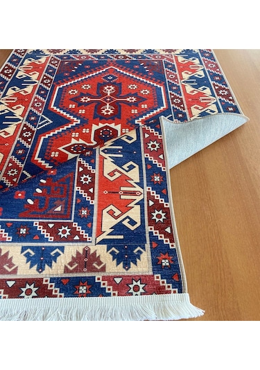 Prizma Halı Vintage Kilim V-6508 Çok Renkli