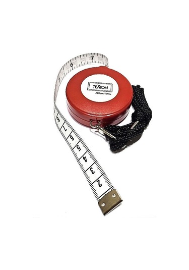 Otomatik Askılı metre ve İnç'li Terzi Mezurası 3 Metre