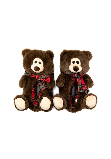 Yogi Kadın Hayvanlı Panduf Kahverengi 36/41 Kahverengi