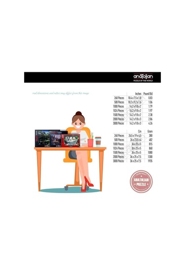 Anatolian 500 Parça Derinlerde Selfie Puzzle